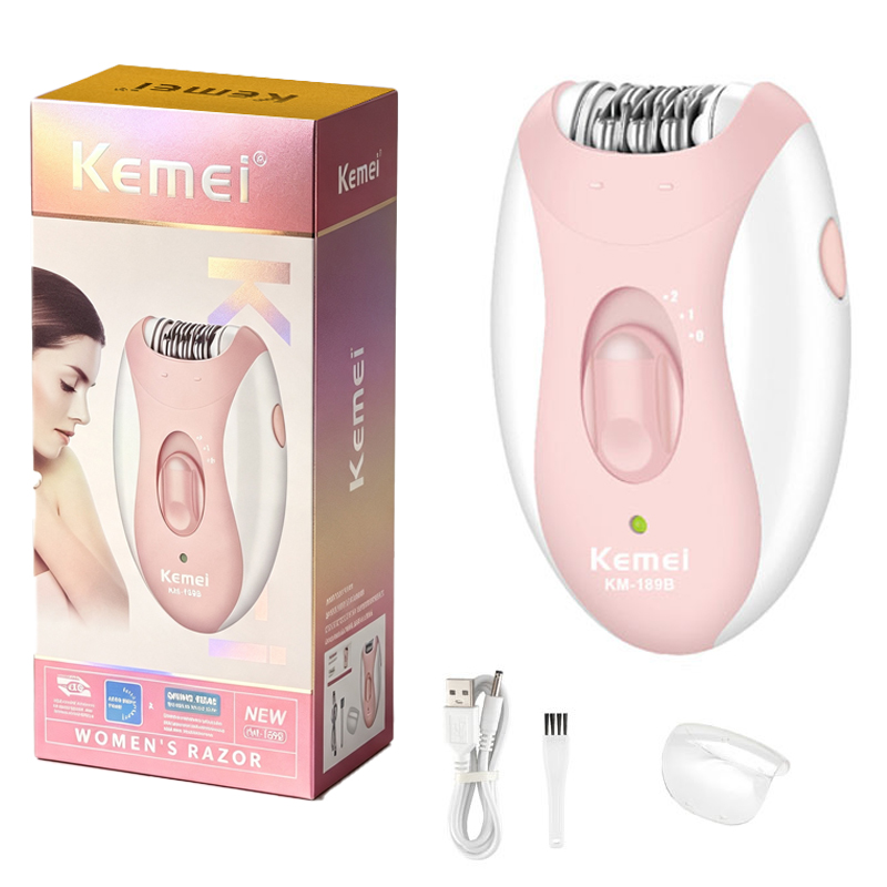 Epilator Wireless - Kemei Women Epilator Electric Hair Removal