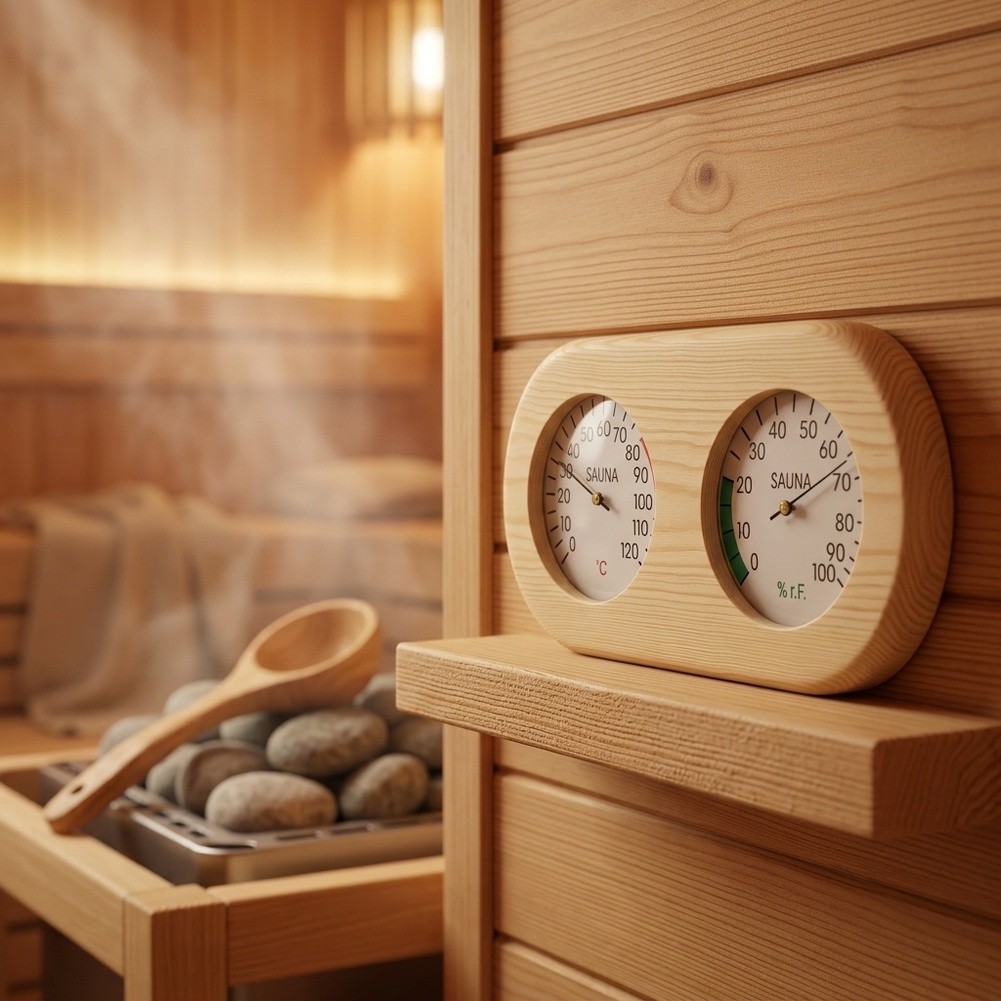 Dual Temperature Humidity Gaug - Spa Wellness Center recension och pris