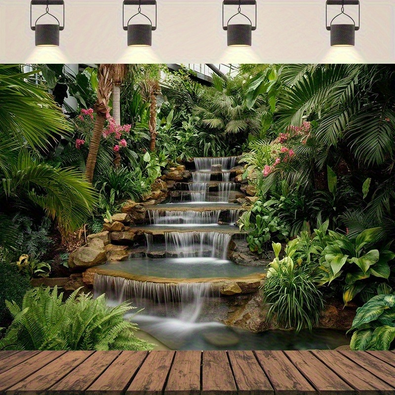 Waterfall Garden Tapestry Lush - Spa Wellness Center recension och pris