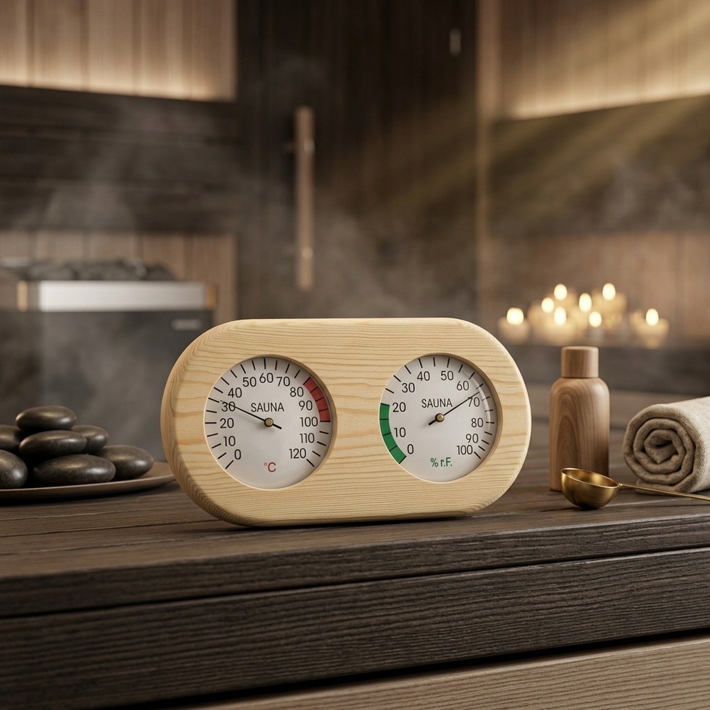 1Pc Dual Temperature Humidity  - Spa Wellness Center recension och pris
