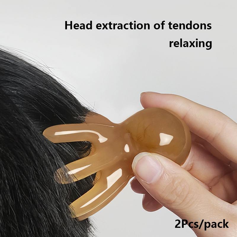 2Pcs Resin Octopus Comb Scalp  - Wellness Spa With Massage recension och pris